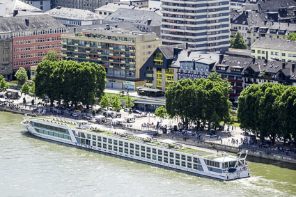 EMERALD STAR from Ehrenbreitstein fortress, Koblenz