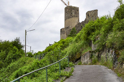 Final path to Burg Landshut, Bernkastel-Kues