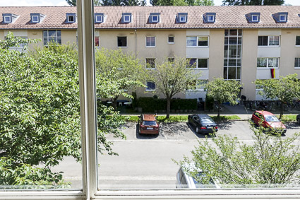 View from top floor of Johann-Kalb-Strasse 21, Erlangen, Germany