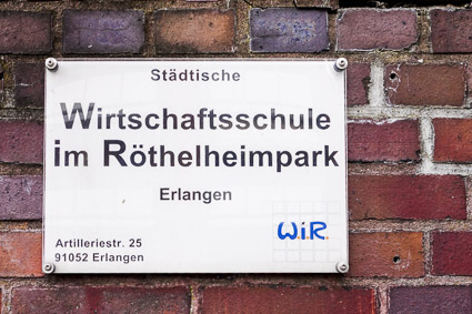 Wirtschaftschule im Röthelheimpark, Erlangen