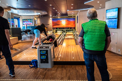 Bowling alley on MSC PREZIOSA