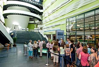 Foyer of Klimahaus Bremerhaven