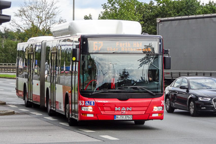 Bus 67 to Füth Hauptbahnhof