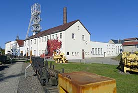 Bergwerk Freiberg headframe and hoist house