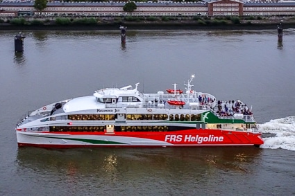 HALUNDER JET catamaran of Helgoline