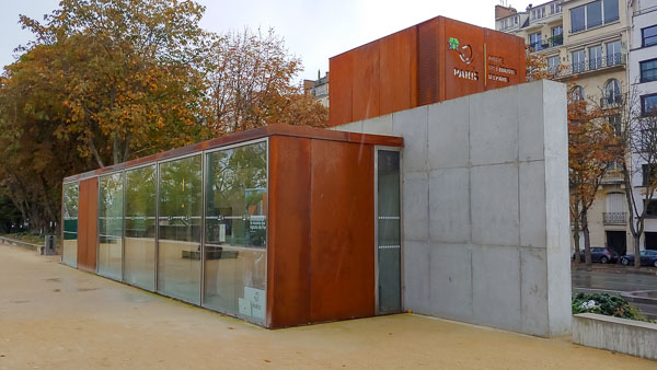 Paris Sewers Museum entrance on the Seine.