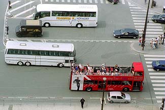 Paris tour buses