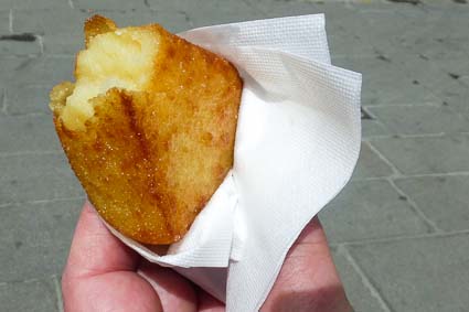 Crema Fritta at Da Roberto Chioggia