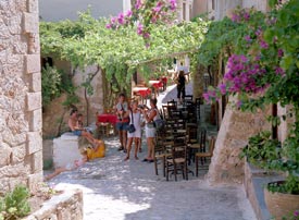 Monemvassia old town photo