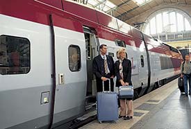 Thalys in Paris Gare du Nord