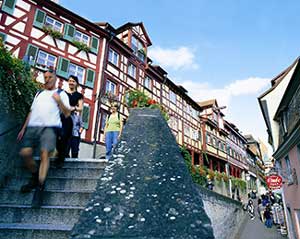 Meersburg half-timbered buildings, Germany