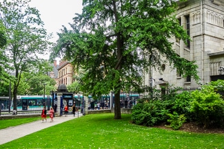 Entrance to Parc Montsouris at RER Cité Universitaire station