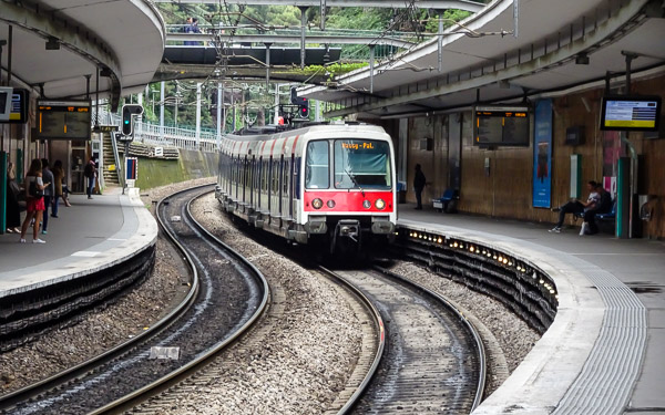 Paris RER Ligne B.