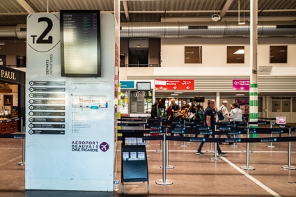 T2 at Beauvais-Tillé Airport