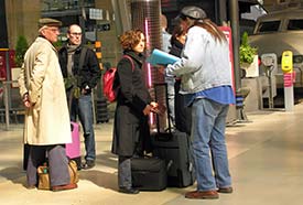 Gare du Nord electric heaters