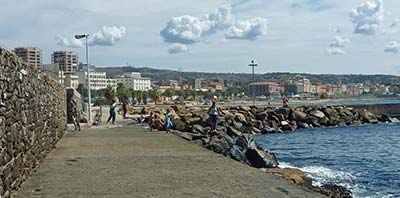 Civitavecchia breakwater