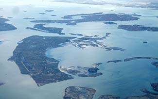 Venice Lagoon - aerial view