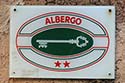 Albergo sign