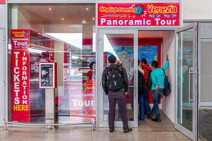 City Sightseeing Venezia ticket office in Venice train station