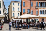 Calle del Cagnoleto off Riva degli Schiavoni, Venice, Italy.