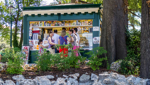 Snack bar in the Piazzale Roma