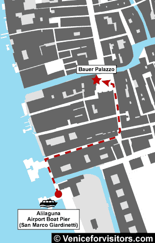 Hotel Bauer Palazzo map directions