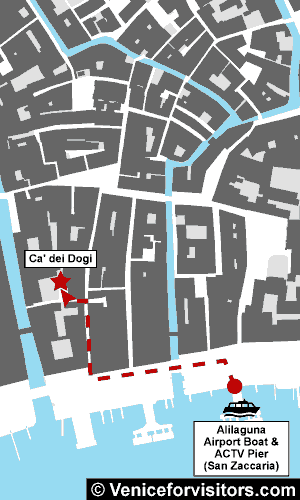 Ca' dei Dogi walking map