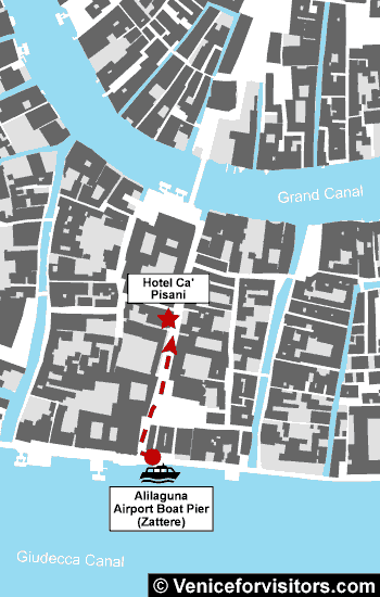 Hotel Ca' Pisani map directions