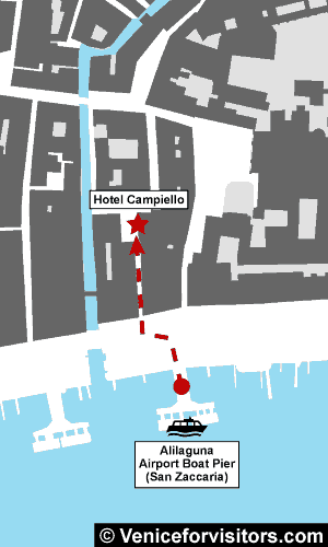 Hotel Campiello map directions