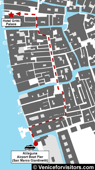 Hotel Gritti Palace map directions