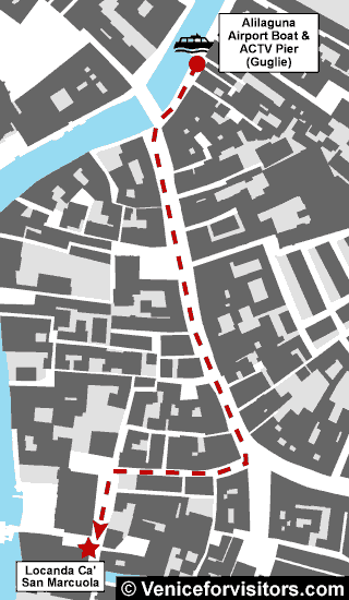 Locanda Ca' San Marcuola map directions