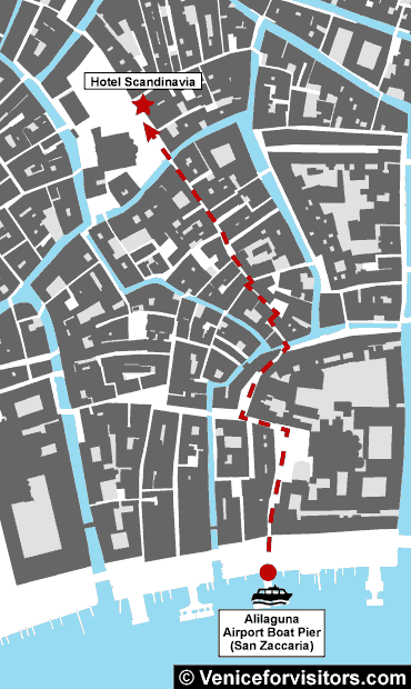 Hotel Scandinavia map directions