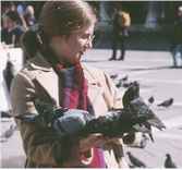 Pigeons and Cedar Imboden Simmers in the Piazza San Marco